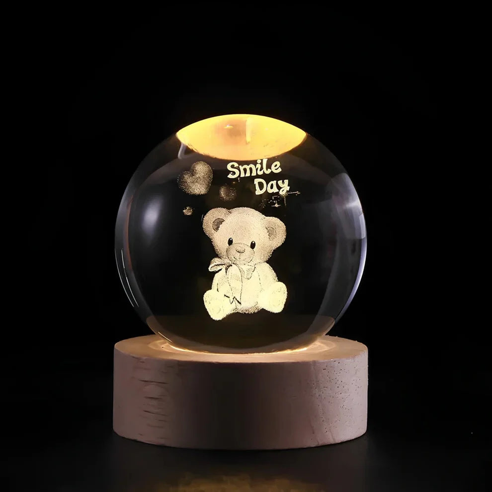 Glow Sphere – Luminous Crystal Ball Lamp
