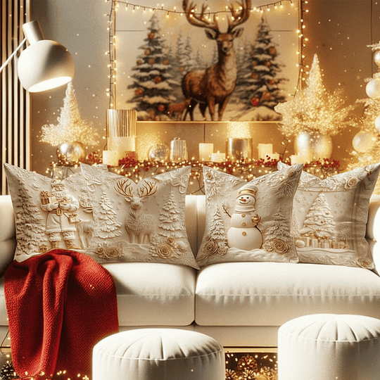 CozyFest - Christmas Themed Pillow Cover For Home Decorative
