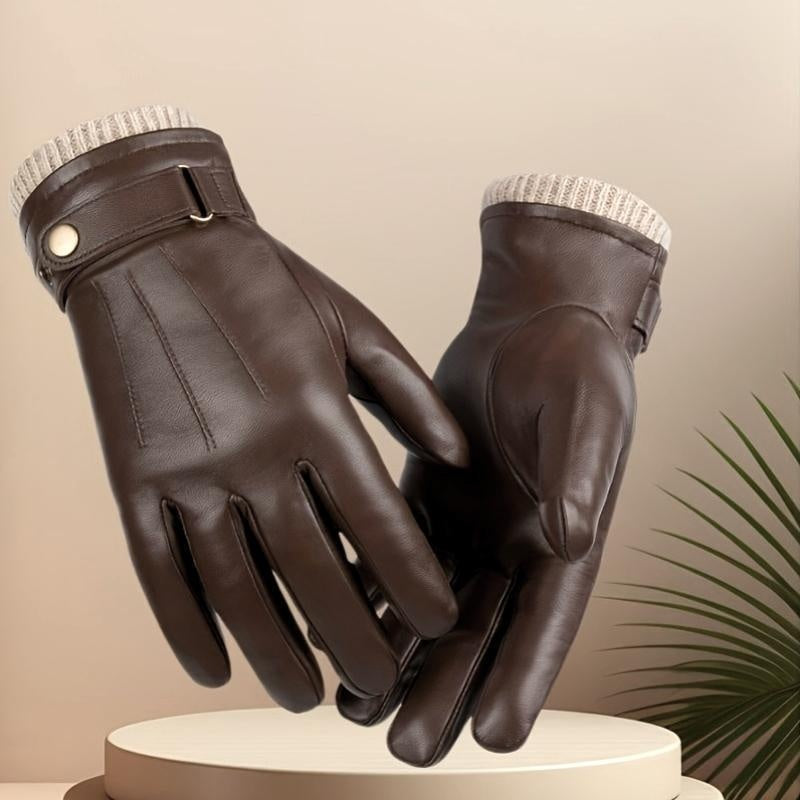 Velozone - Winter Thermal Leather Gloves