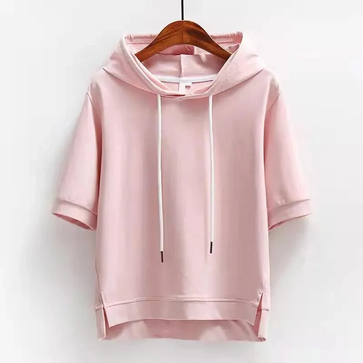 Angelita - Short Sleeve Hoodie