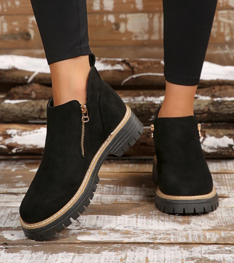 Idalisora - Orthopedic Side Zipper Boot