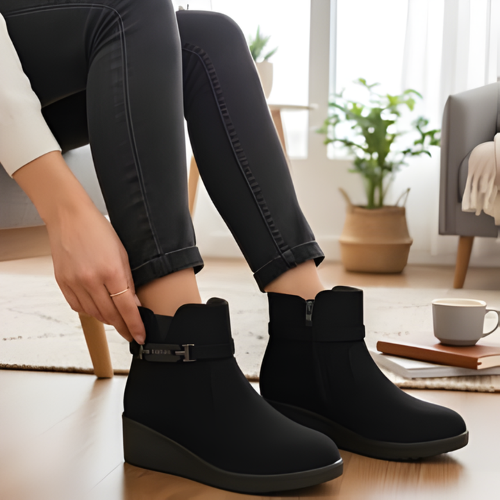 Alwara - Ankle Boot With Side Zipper