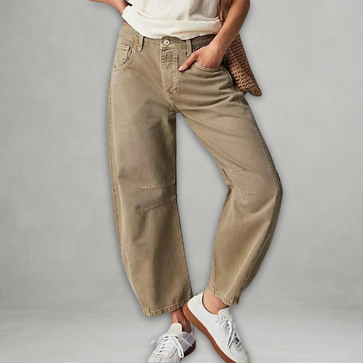 Entela - Casual Loose Jean with Pocket