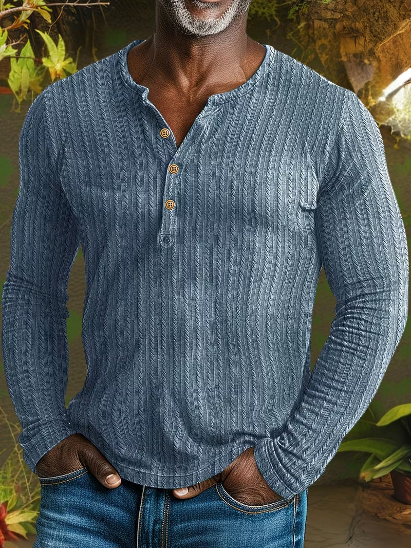 Severinas - Classic Long Sleeve Knitted Shirt