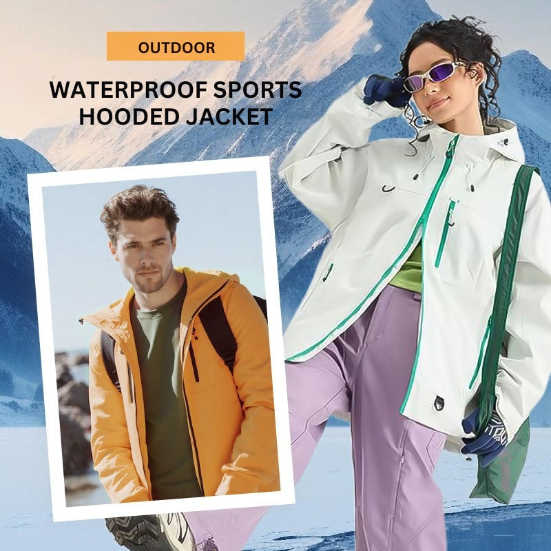 DriftEdge - Waterproof Zip Up Hiking Jacket
