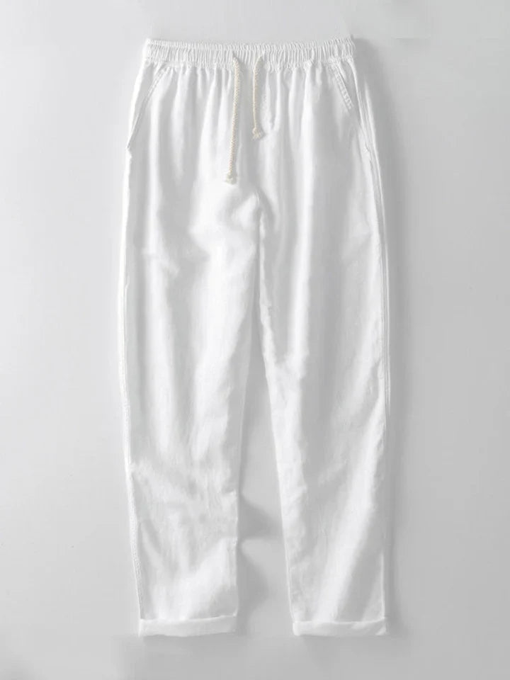 Booker - Linen Blend Shirt With Straight Trouser
