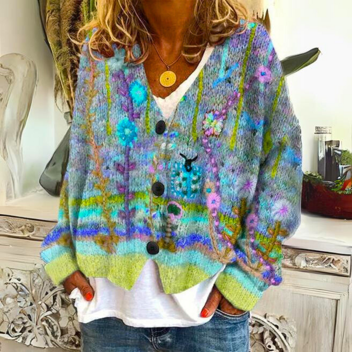 Ida - Cozy And Colorful Knitted Sweater