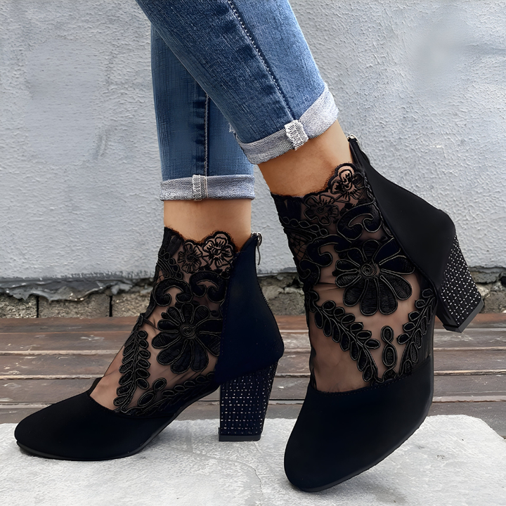 Elizaveta - Orthopedic Floral Pattern Shoes