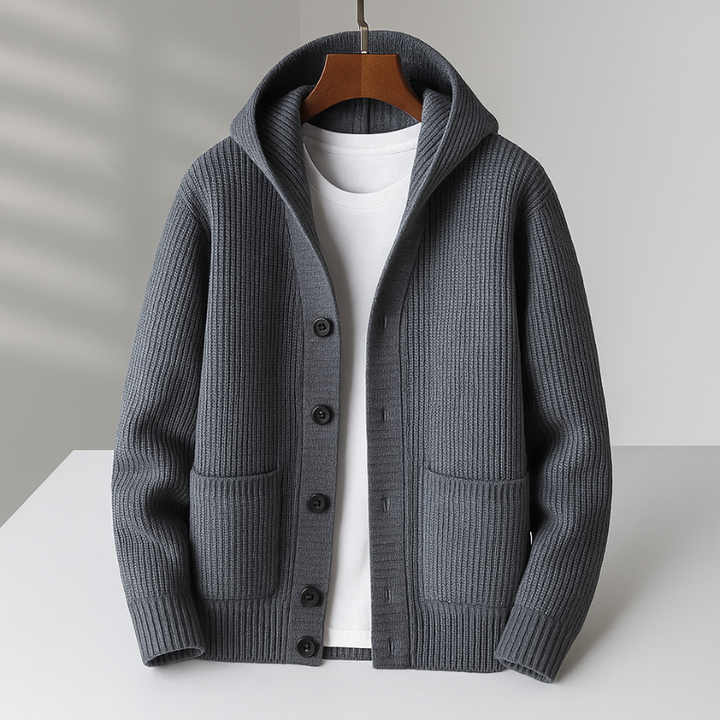 Maveilida - Knitted Cardigan with Buttons