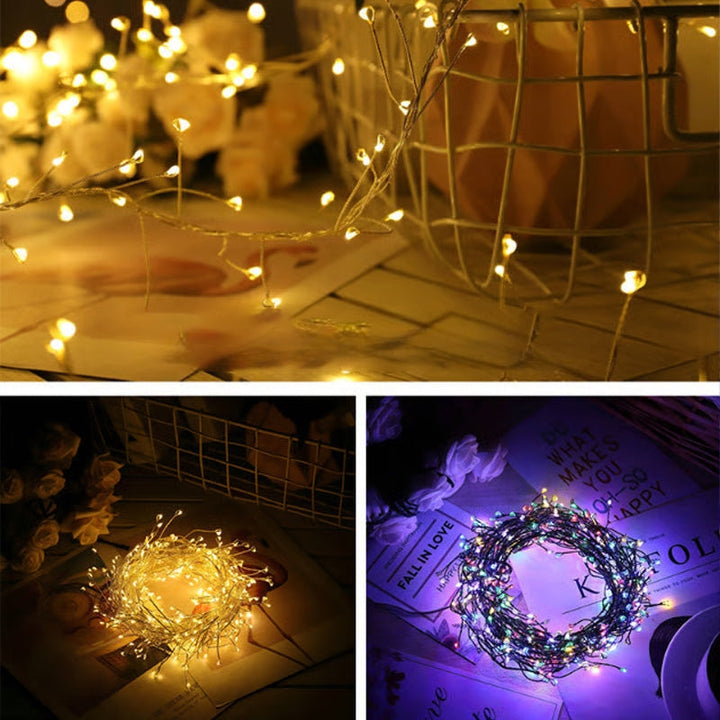 TwinkleWire - Copper Wire Fireworks String Lights With Remote Control