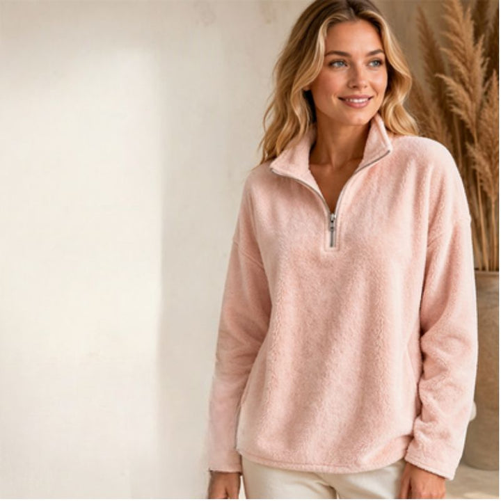 Voltglide - Fleece Pullover With Half Zip and Collar