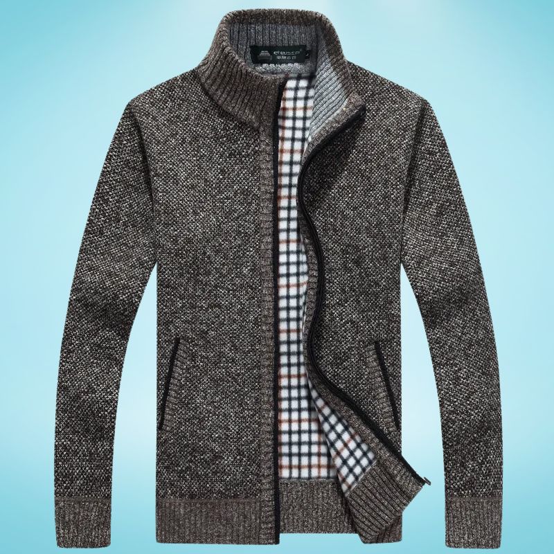 Ferris -  Faux Fleece Zipper Sweater