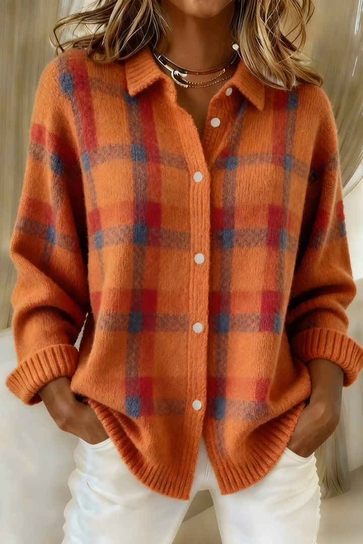 Caelea - Comfort Long Sleeve Cardigan