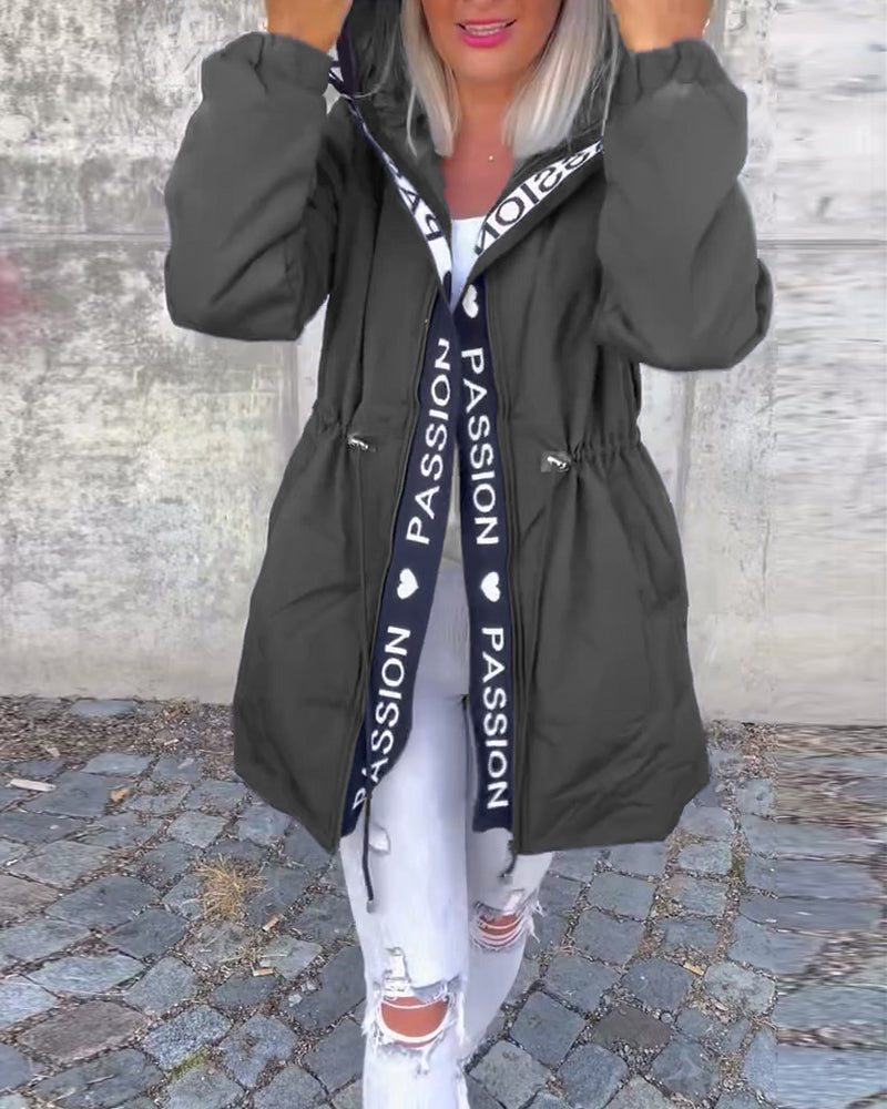 Valeella - Long Hooded Trench Coat