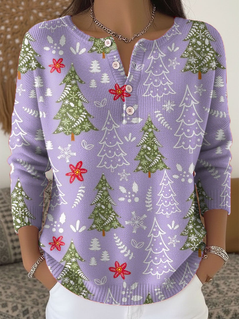 Nocchi - Christmas Sweater With Buttons