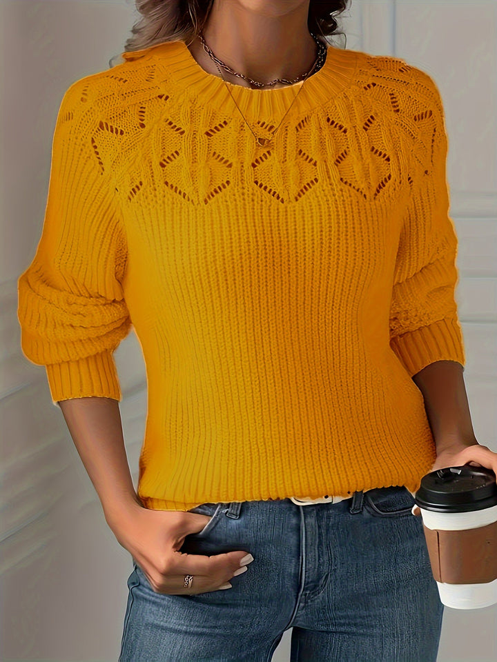 Nasia - Eelegant Long Sleeve Sweater
