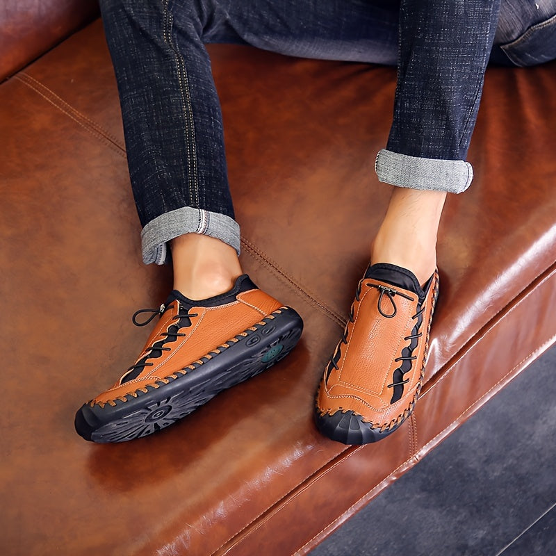 Razam - Leather Sneakers with Non-Slip Sole
