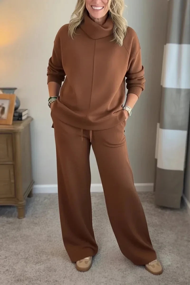 Yardenah - Comfortable Long Sleeve Two Piece Set
