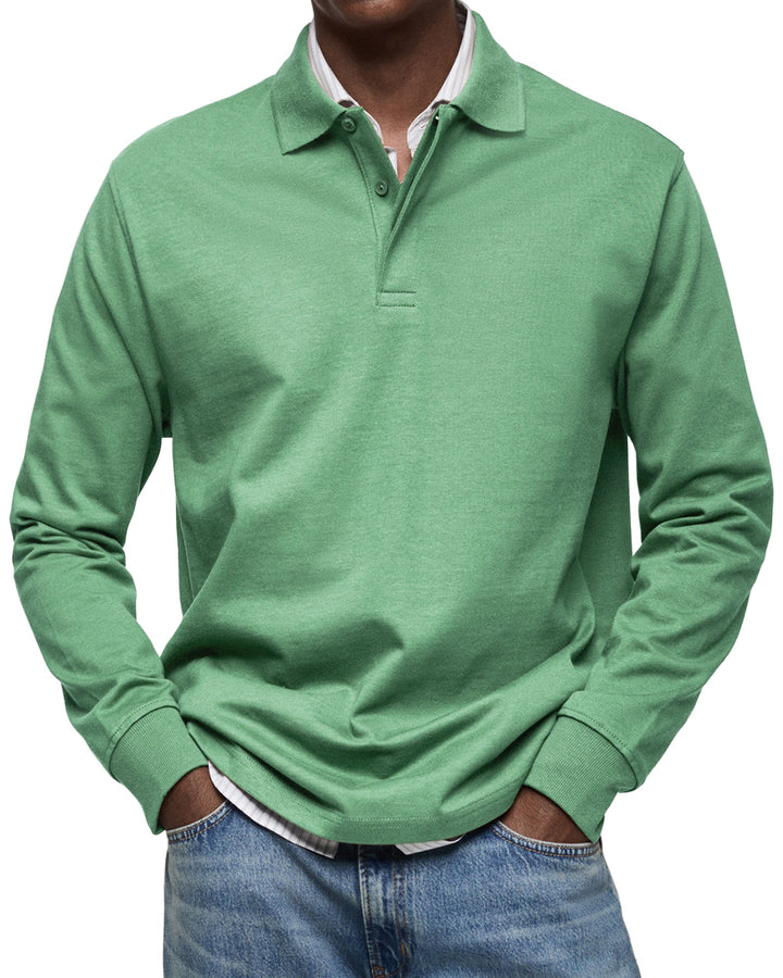 Elhanan - Stylish Polo Shirt With Long Sleeve