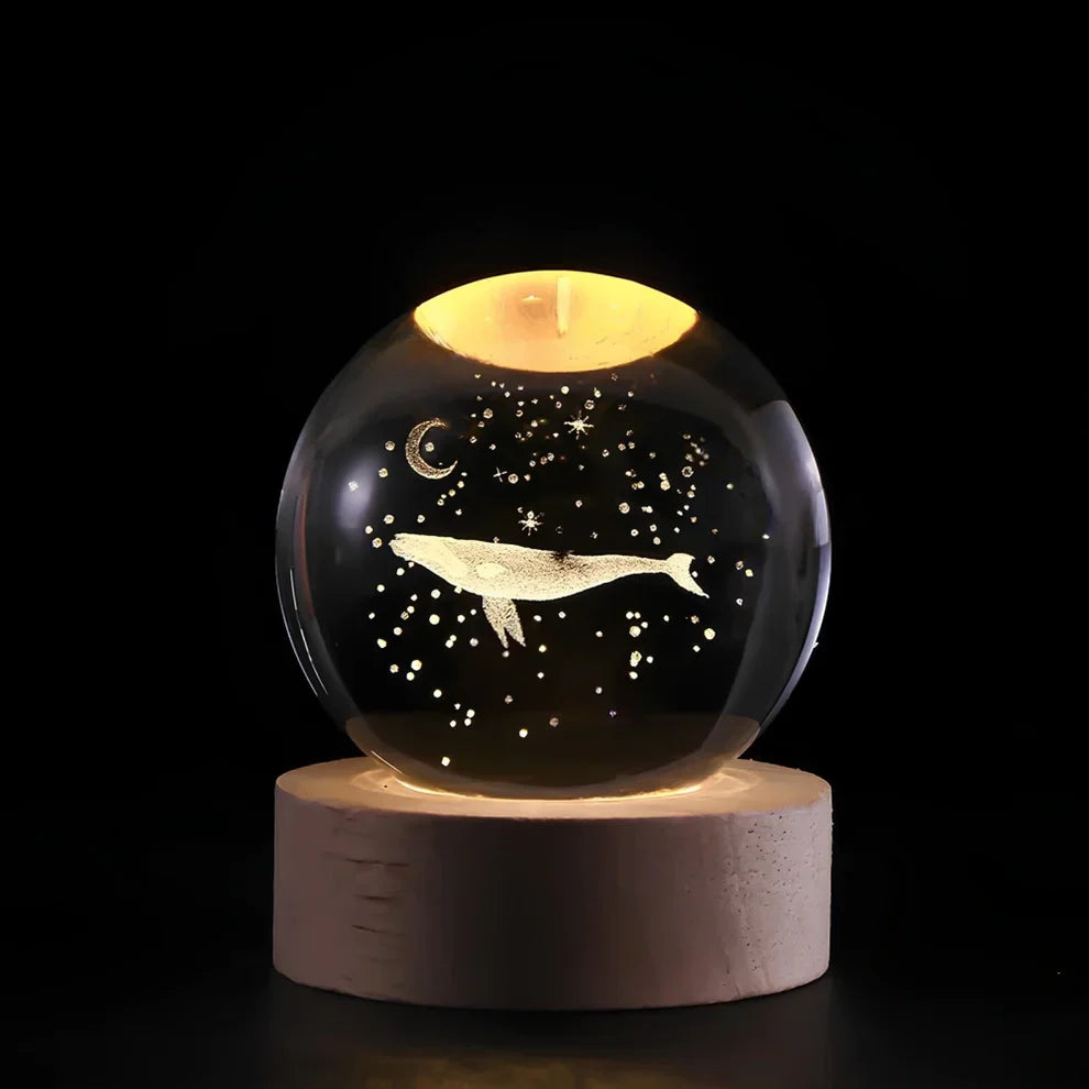 Glow Sphere – Luminous Crystal Ball Lamp