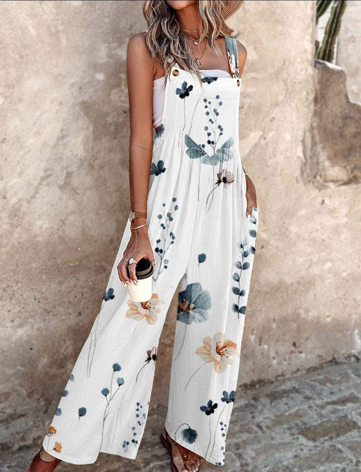 Viktorina - Sleeveless Jumpsuit With Side Pockets