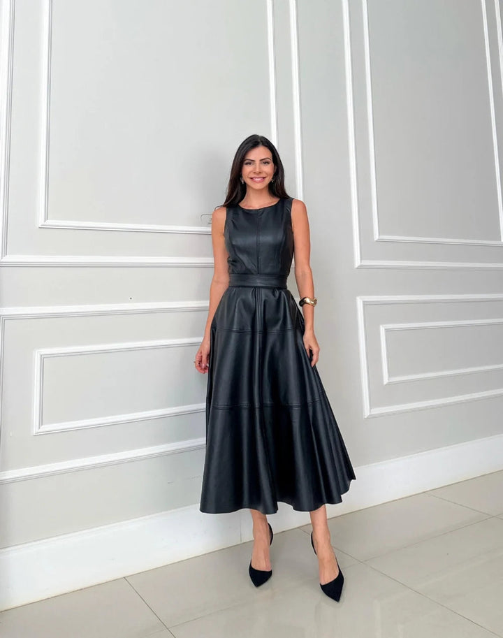 Ynez - Elegant Midi Dress