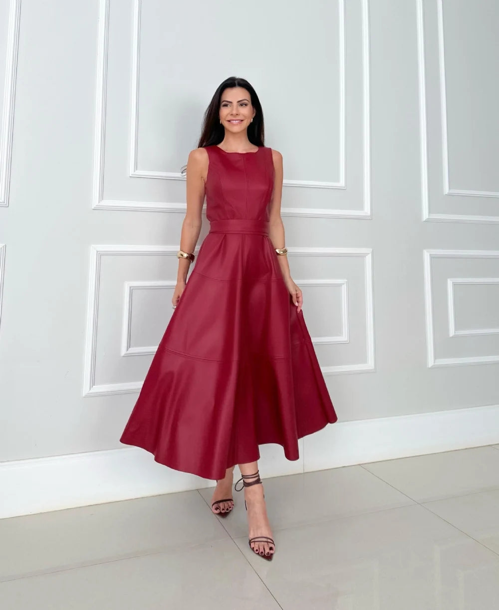 Ynez - Elegant Midi Dress