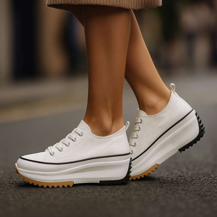 Jianna - Casual Lace-Up Sneakers