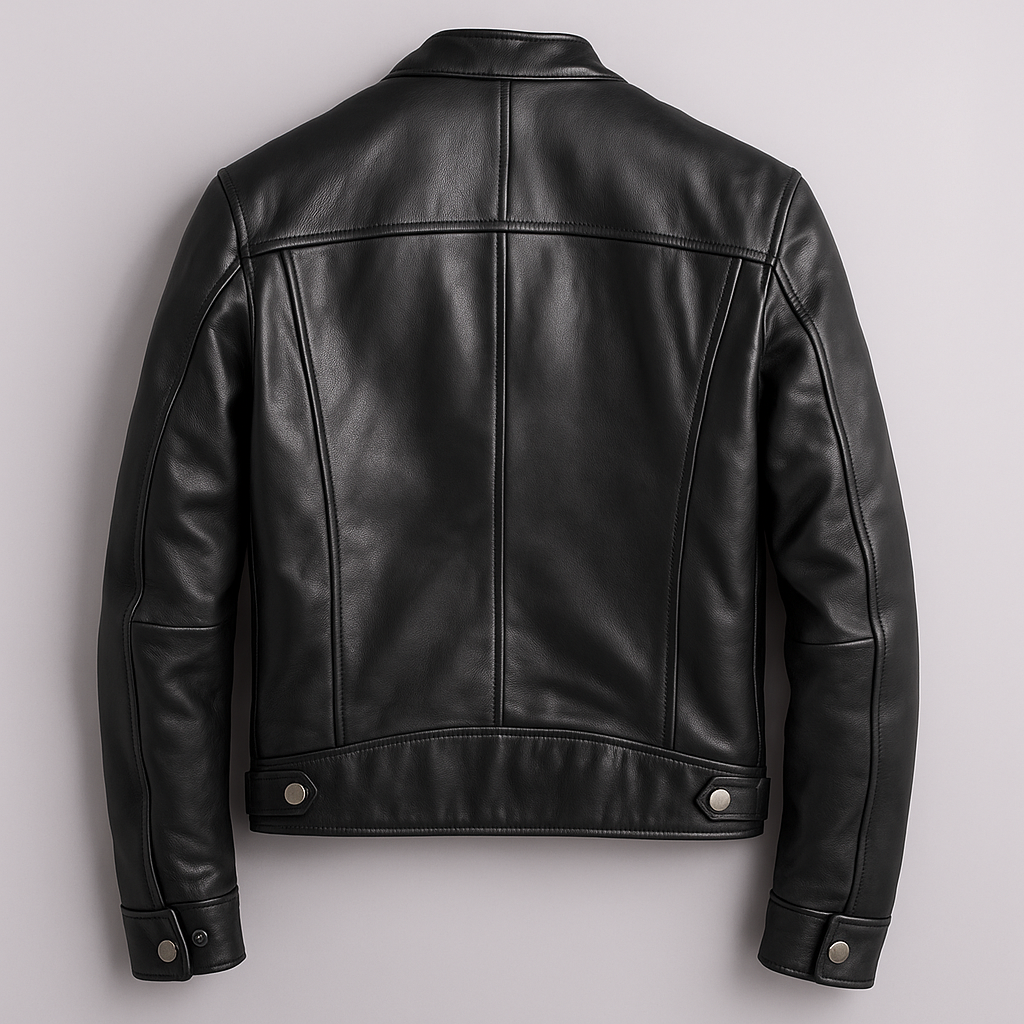 Jaromir - Vintage Leather Jacket With Zipper