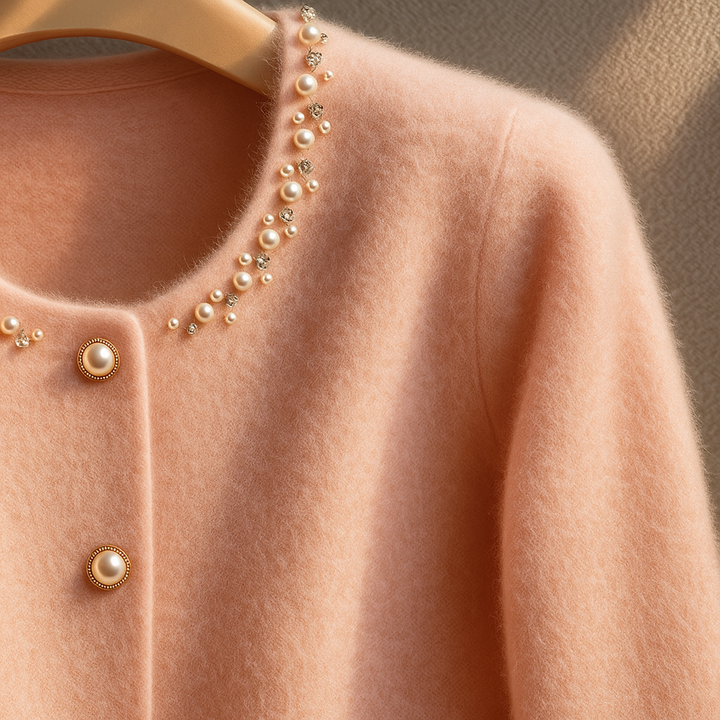Enisa - Stylish Cashmere Cardigan