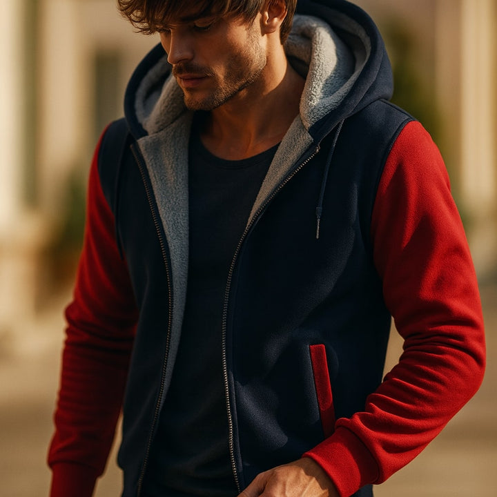 Roque - Structured Hooded Zipper Jacket