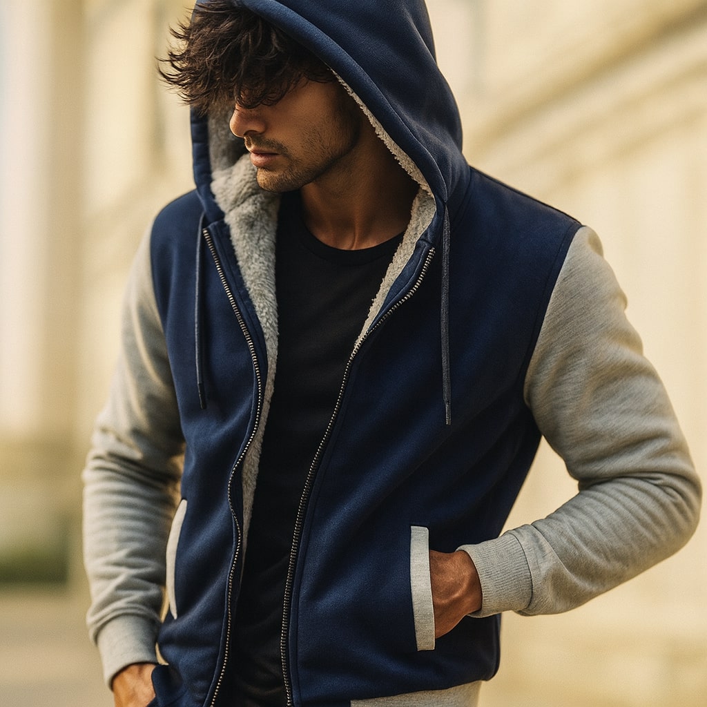 Roque - Structured Hooded Zipper Jacket