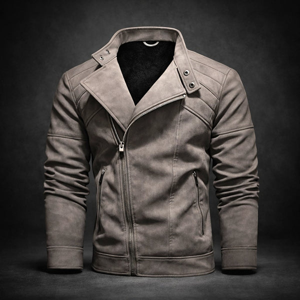 Jure - Leather Jacket With Zipper
