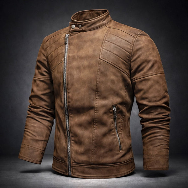 Jure - Leather Jacket With Zipper