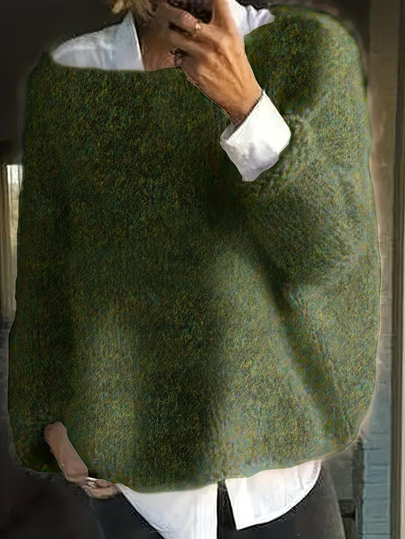 Maristela - Casual Loose Long Sleeve Sweater