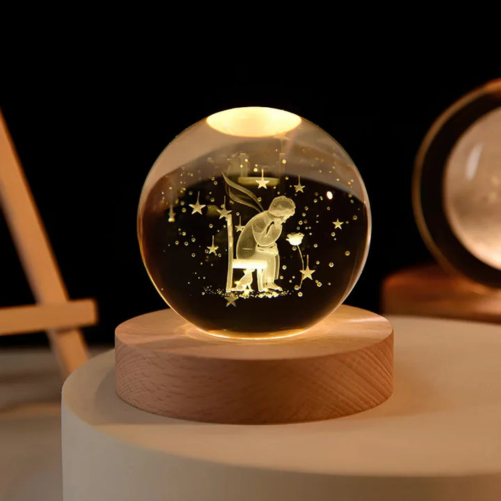 Glow Sphere – Luminous Crystal Ball Lamp