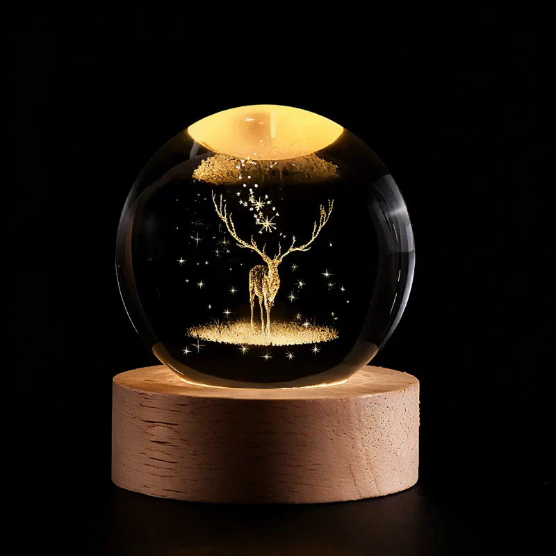 Glow Sphere – Luminous Crystal Ball Lamp