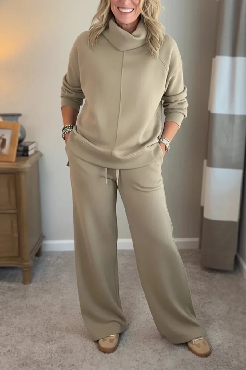 Faiella - Comfortable Knitted Two Piece Set