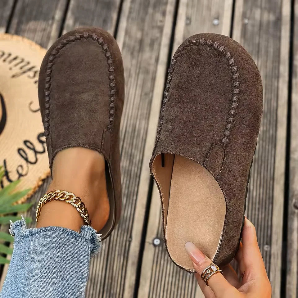 Lidja - Vintage Leather Mules