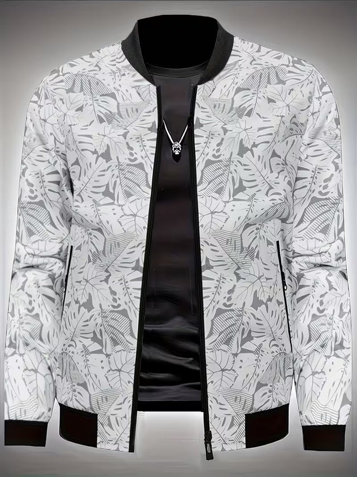 Dagan - Casual Long Sleeve Sports Jacket With Zipper
