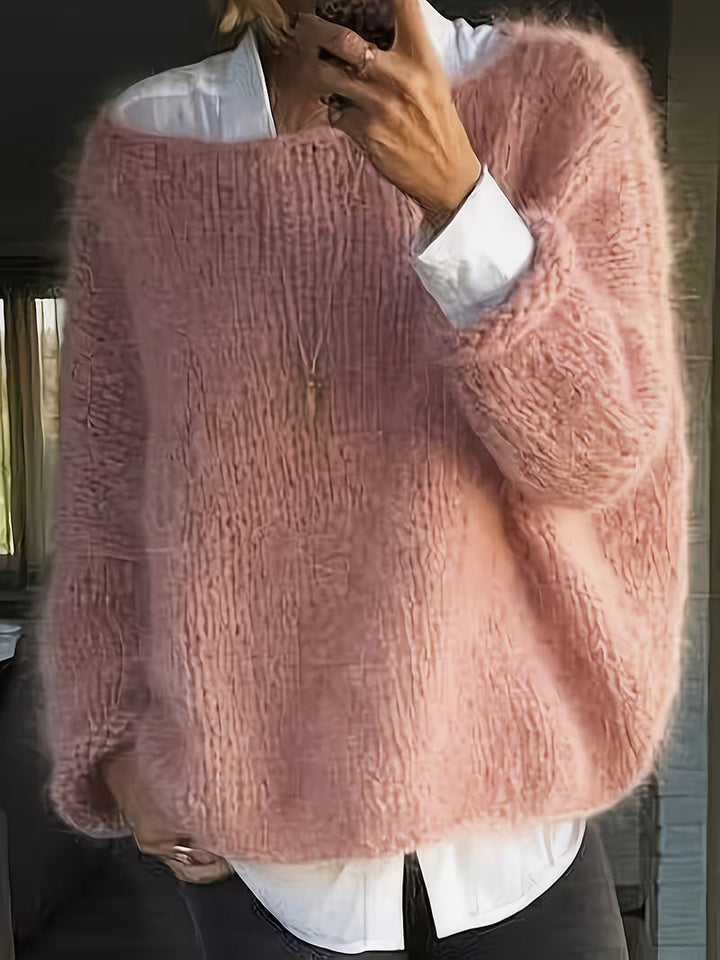 Maristela - Casual Loose Long Sleeve Sweater