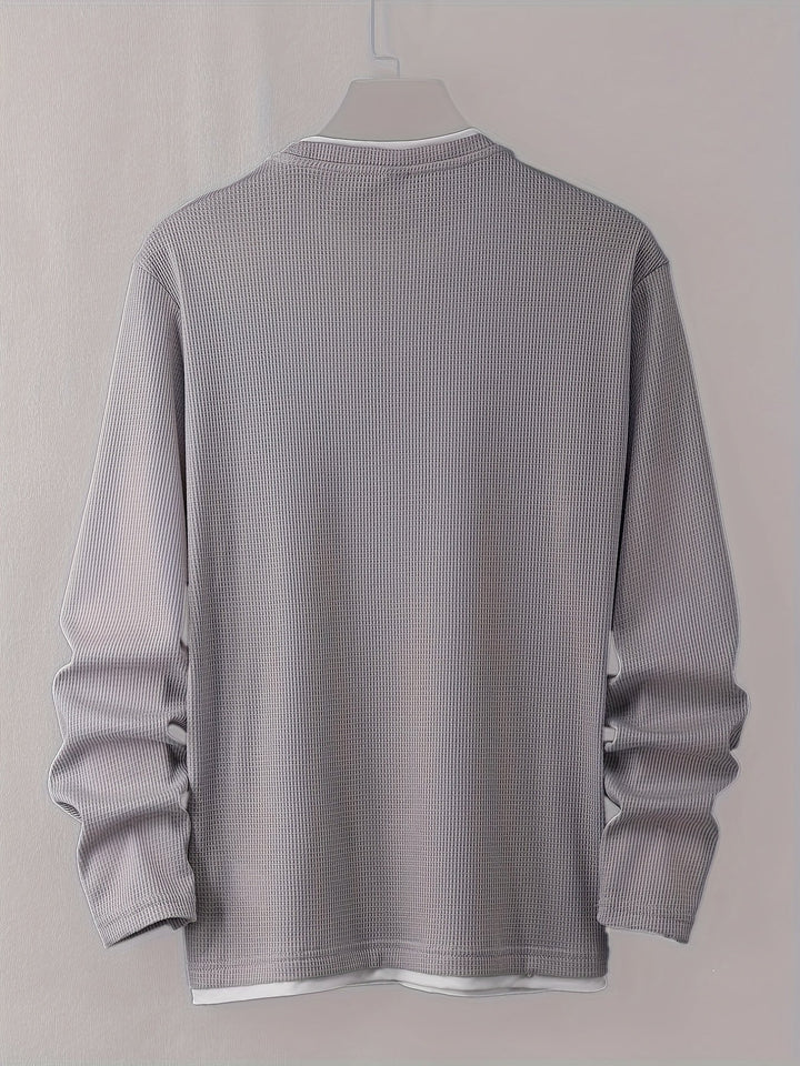 Desmond - Long Sleeve Shirt With Face Print