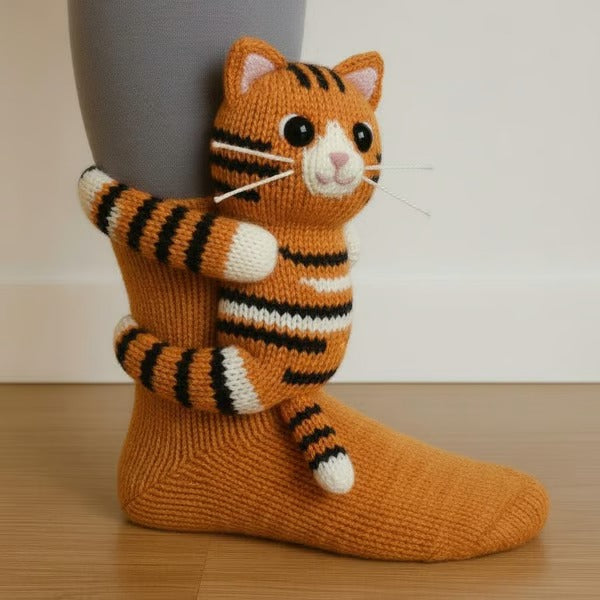 CuteStep - Knitted Animal Socks