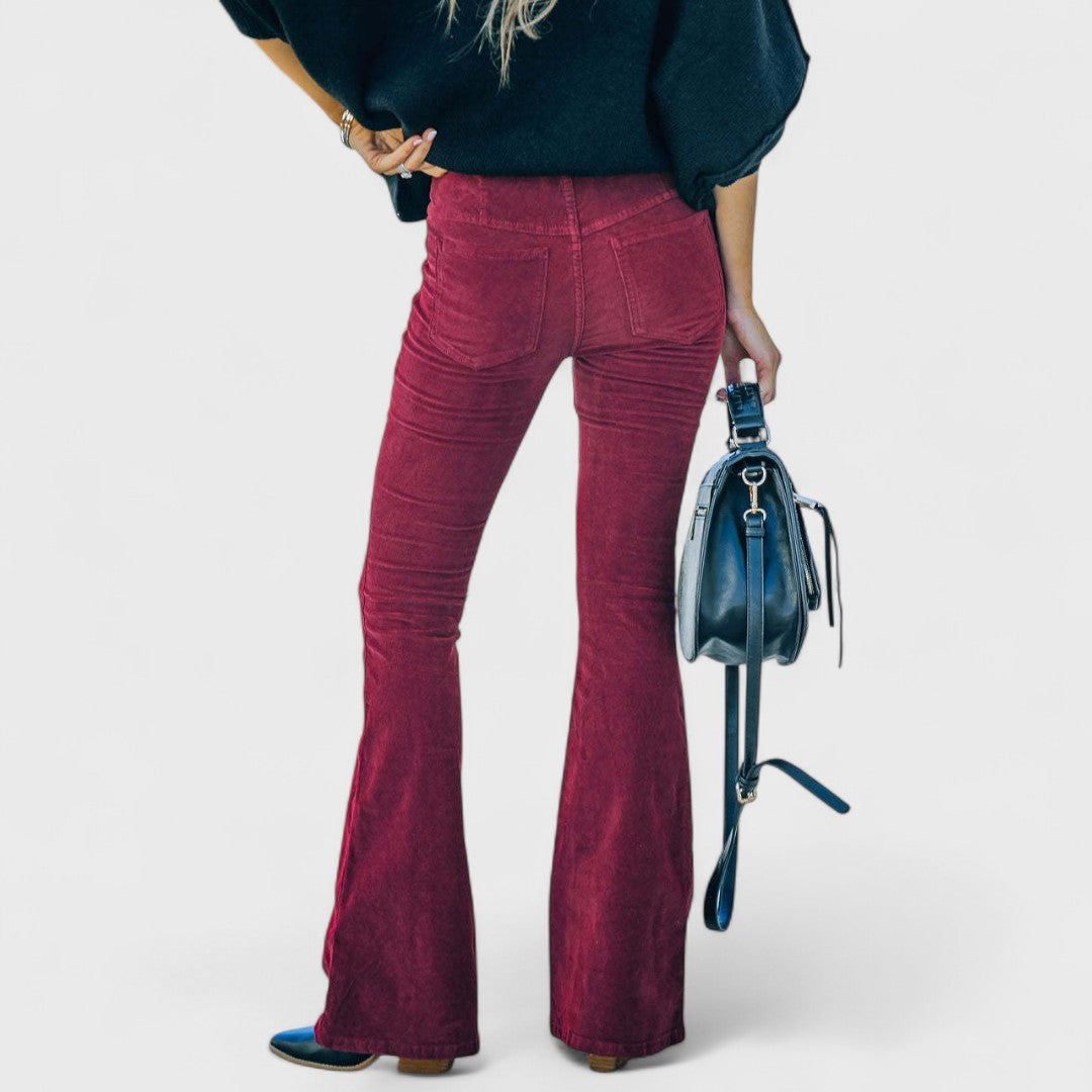 Arava - Corduroy Flared Trousers