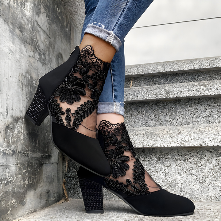 Kiaria - Orthopedic Floral Pattern Shoes