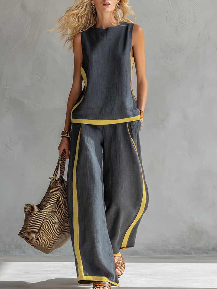 Dornika - Linen Two Piece Set