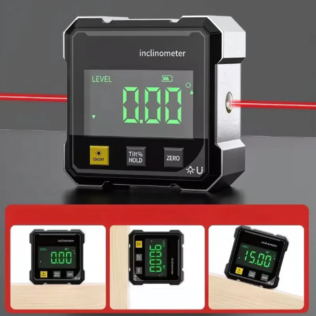 AngleMaster - Digital Magnetic Silk Laser Inclinometer