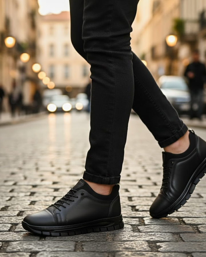 Steffen - Leather Lace-Up Shoes