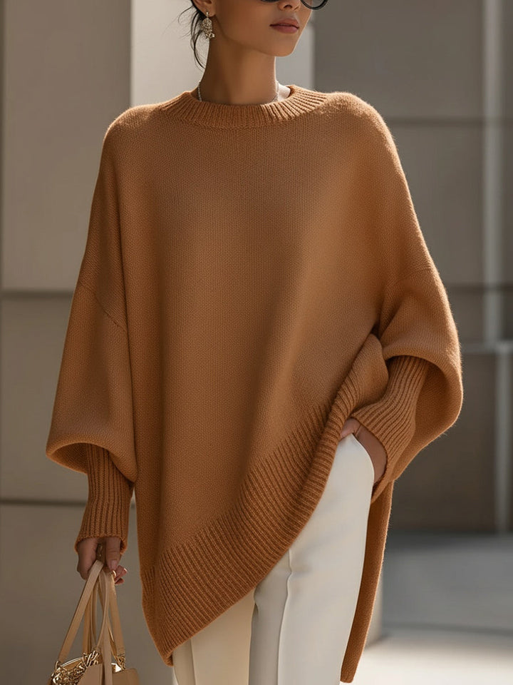 Phobe – Oversized Asymmetric Knitted Sweater