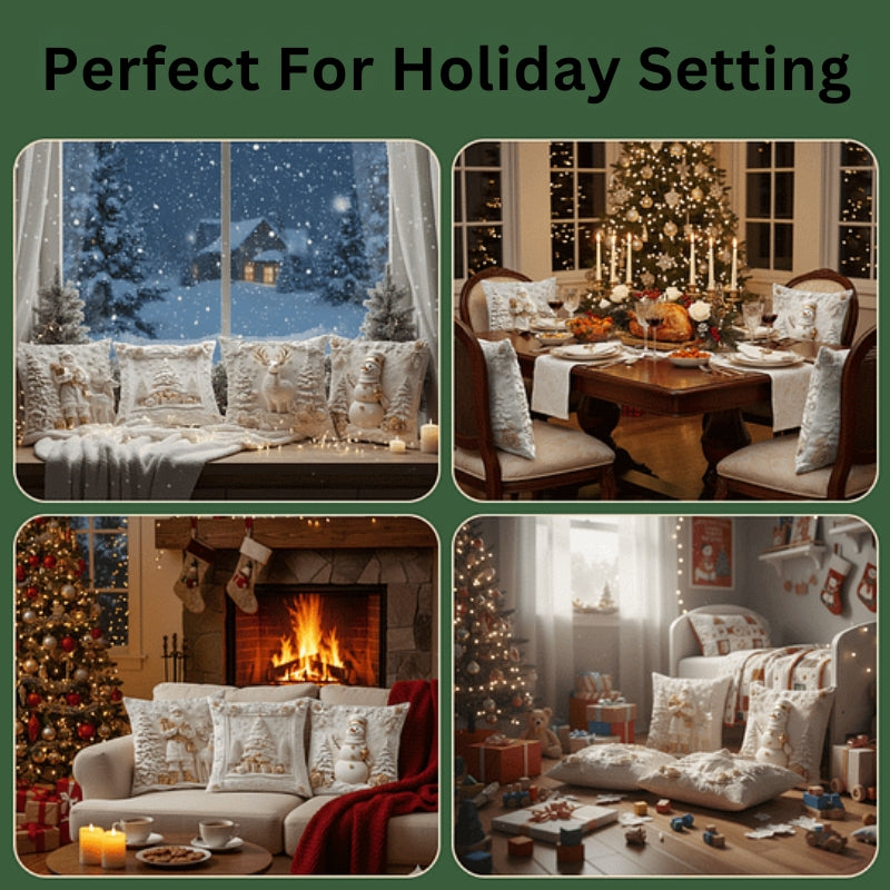 CozyFest - Christmas Themed Pillow Cover For Home Decorative